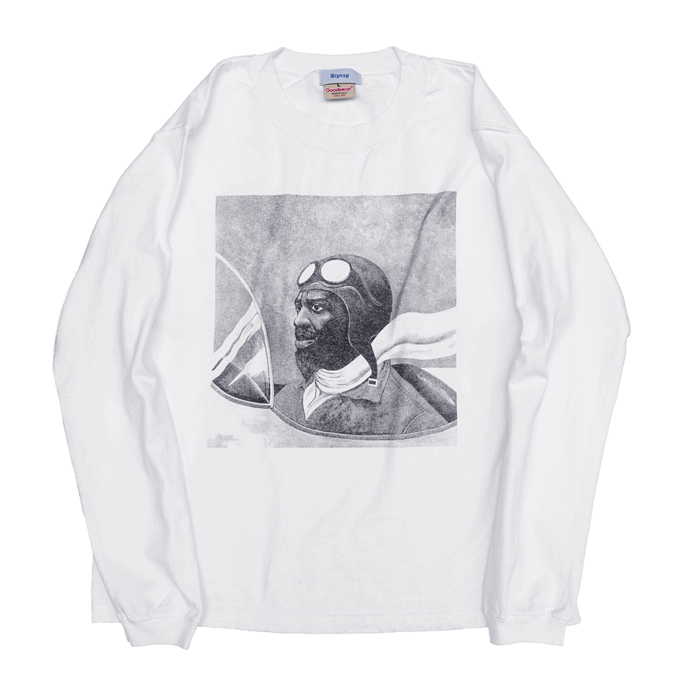 Riprap ホワイト 長袖シャツ　美品 Riprap (リップラップ）TEE Tシャツ – SCREEN STORE