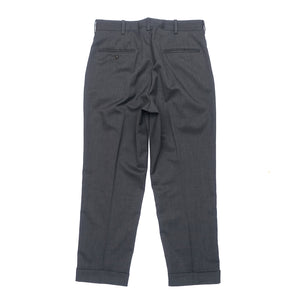 TWO TUCK SLACKS (SUPER 100'S WOOL)