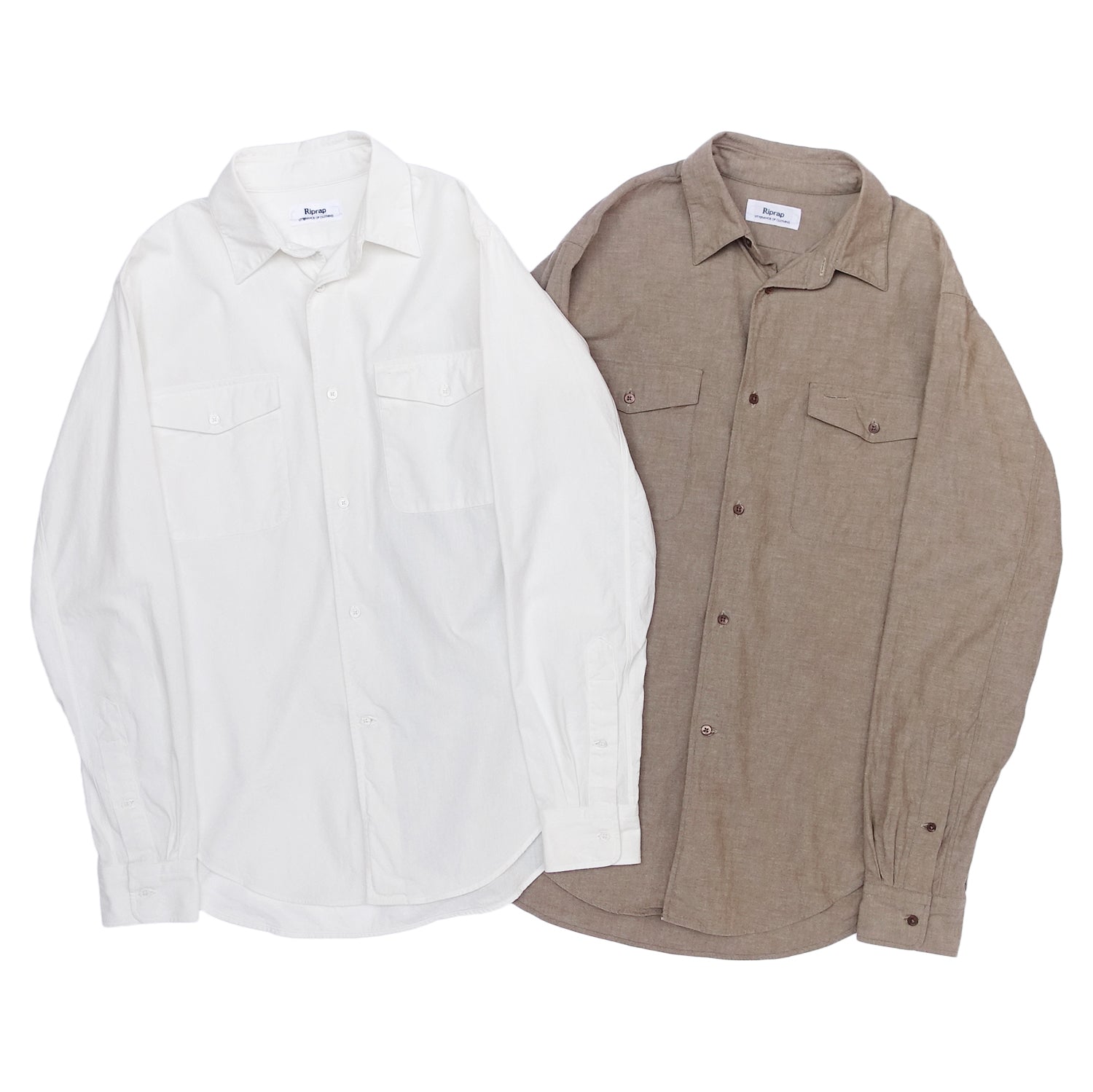 Riprap (リップラップ) GLASSES HOLE SH (6OZ CHAMBRAY) シャツ